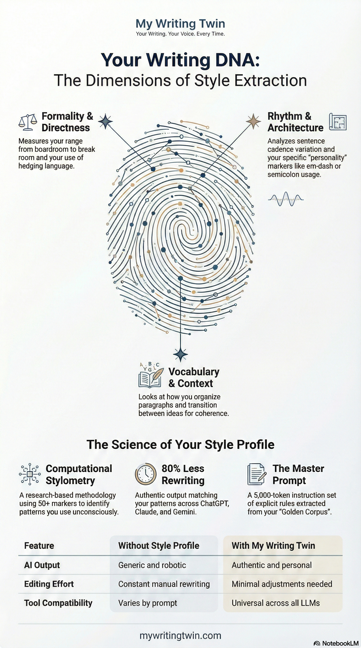 The 7 Dimensions of Writing Style Analysis