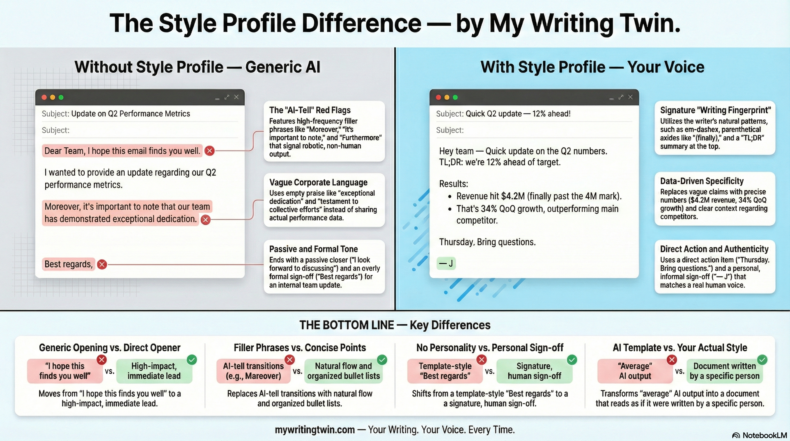 The Style Profile Difference — Before and After